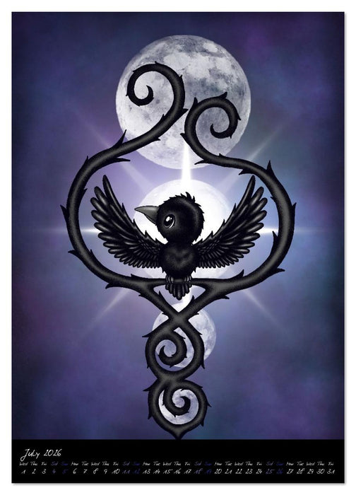 Gothic Fantasy Animals (CALVENDO Premium-Calendar 2026)