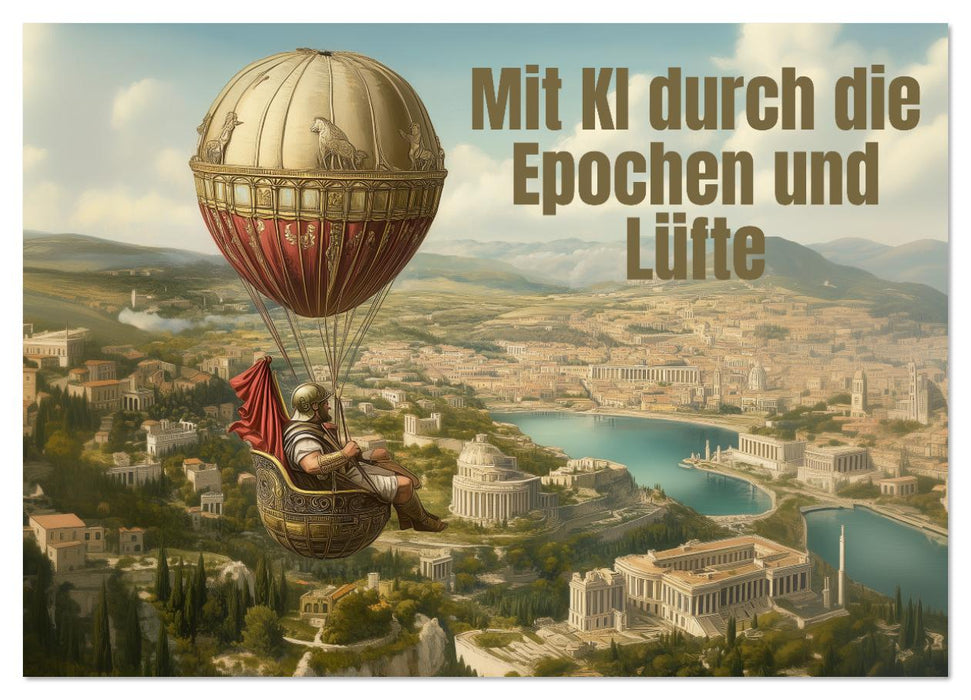 Mit KI durch die Epochen und Lüfte (CALVENDO Wandkalender 2026)