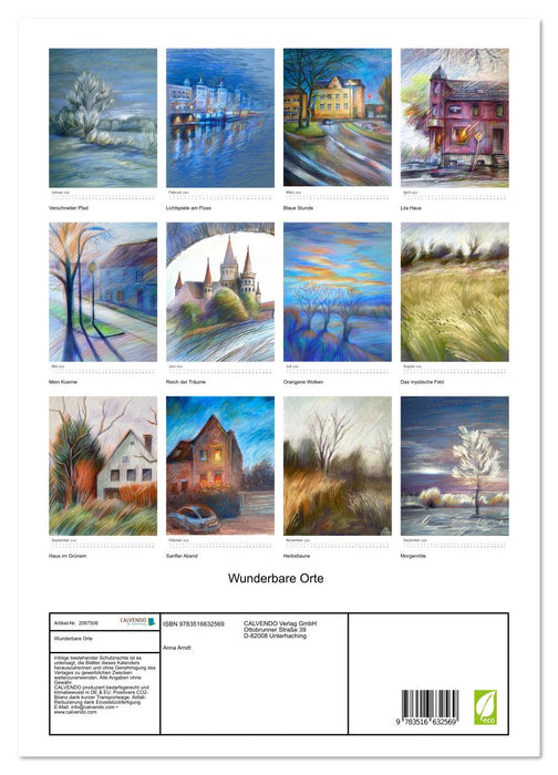 Wunderbare Orte (CALVENDO Premium Wandkalender 2026)