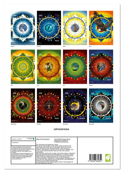 Jahreskreise (CALVENDO Premium Wandkalender 2026)