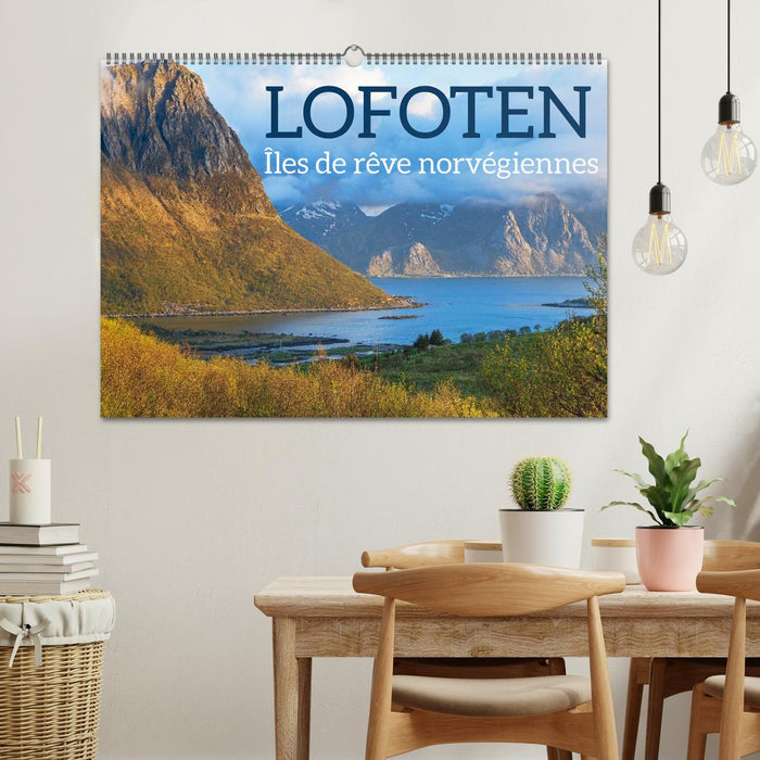 Lofoten - Îles de rêve norvégiennes (CALVENDO Calendrier mensuel 2026)