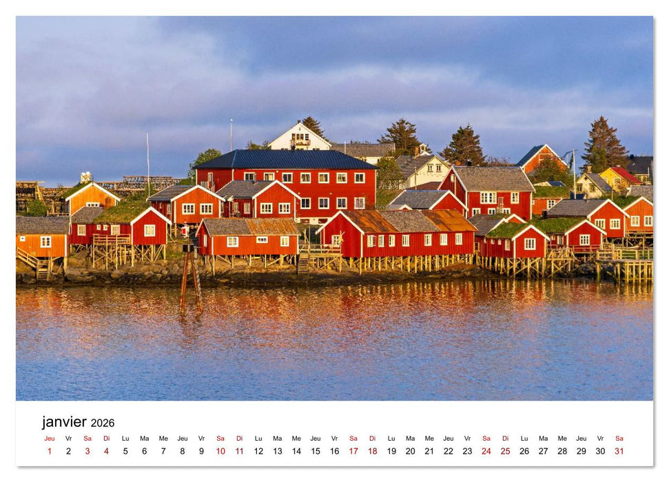 Lofoten - Îles de rêve norvégiennes (CALVENDO Calendrier supérieur 2026)