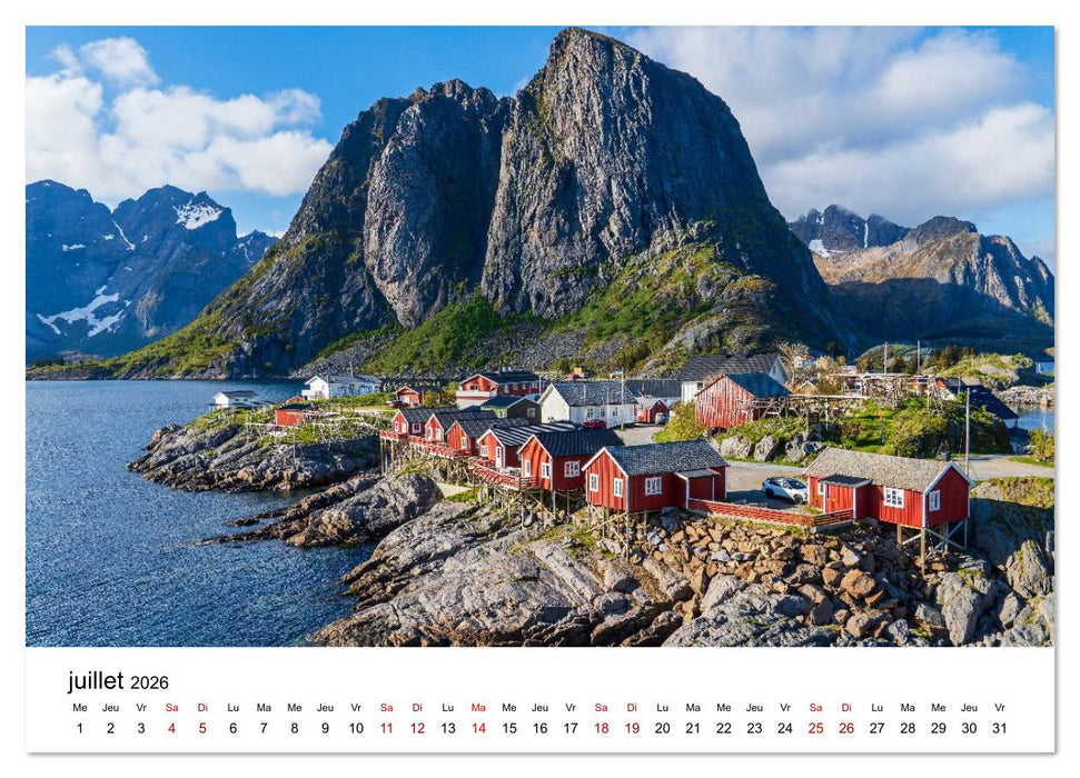 Lofoten - Îles de rêve norvégiennes (CALVENDO Calendrier supérieur 2026)
