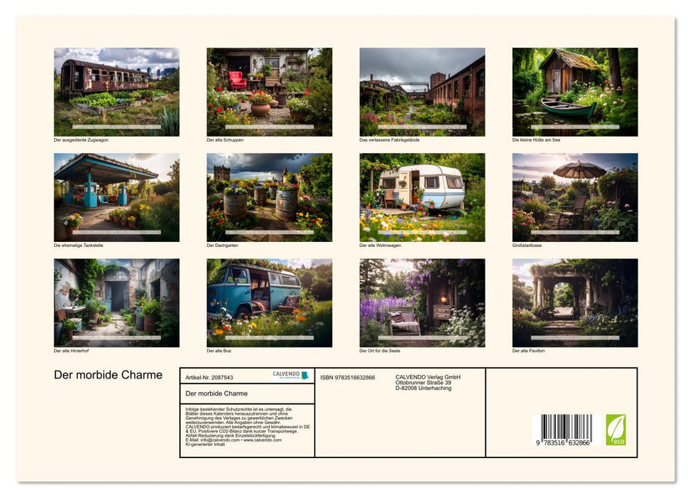 Der morbide Charme (CALVENDO Wandkalender 2026)