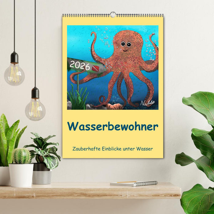 Wasserbewohner (CALVENDO Wandkalender 2026)