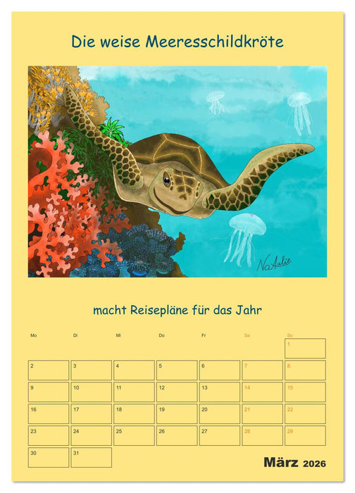 Wasserbewohner (CALVENDO Wandkalender 2026)