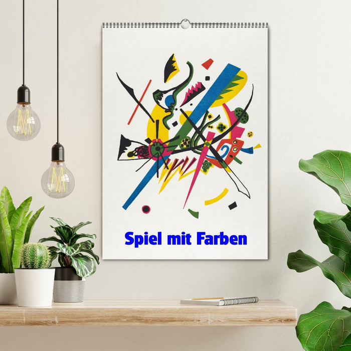 Spiel mit Farben (CALVENDO Wandkalender 2026)