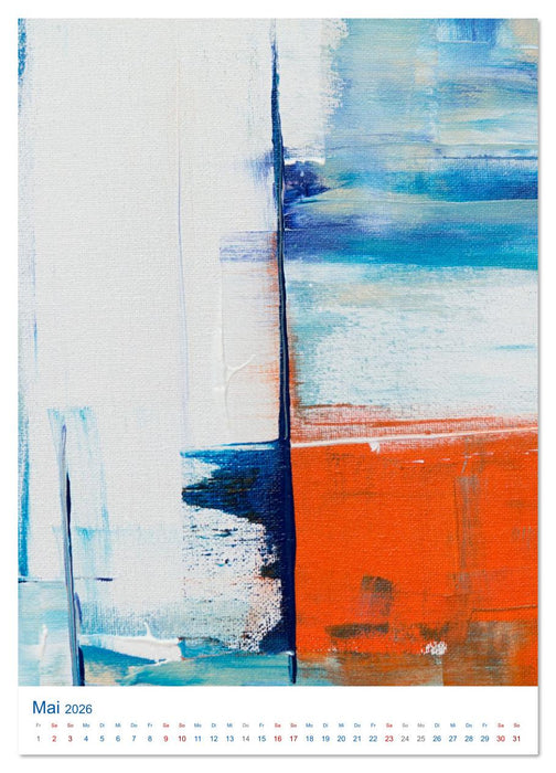 Spiel mit Farben (CALVENDO Wandkalender 2026)