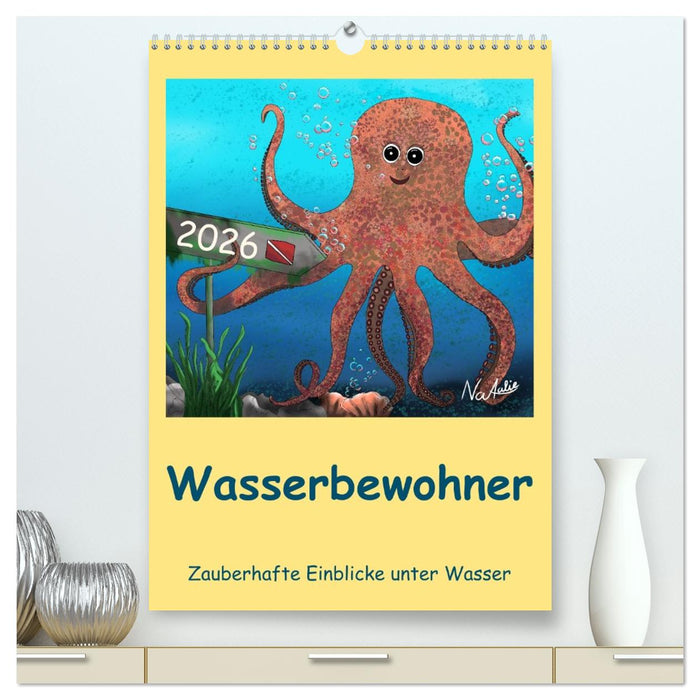 Wasserbewohner (CALVENDO Premium Wandkalender 2026)