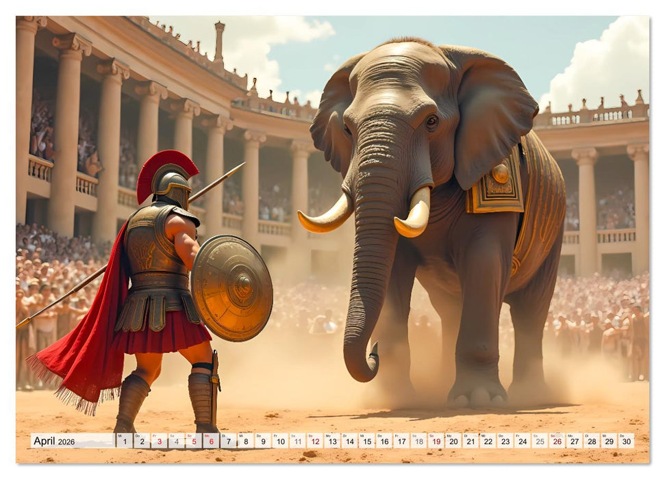 Das Imperium - Lasst die Spiele beginnen (CALVENDO Wandkalender 2026)