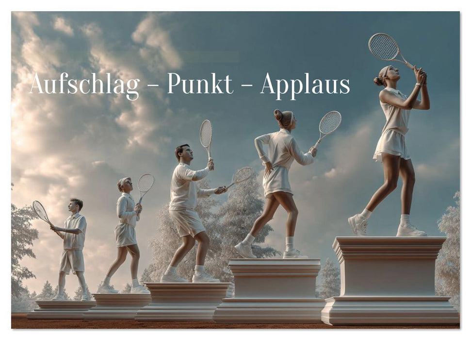Aufschlag – Punkt – Applaus (CALVENDO Wandkalender 2026)