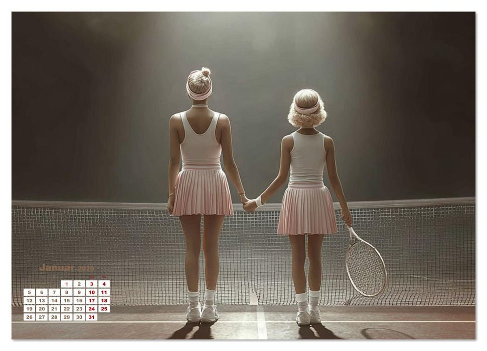 Aufschlag – Punkt – Applaus (CALVENDO Wandkalender 2026)