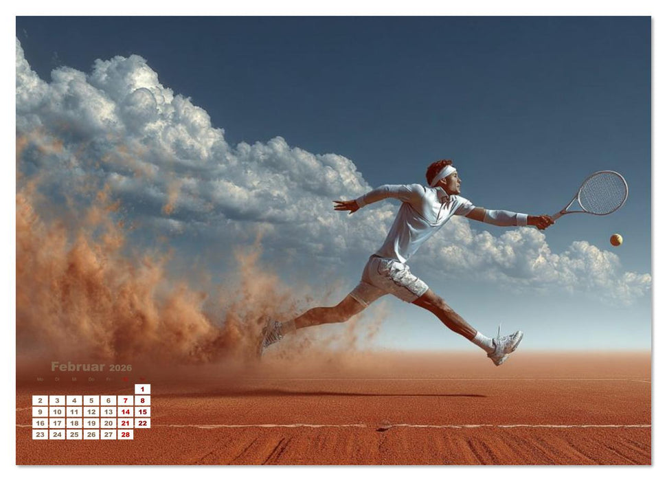 Aufschlag – Punkt – Applaus (CALVENDO Wandkalender 2026)