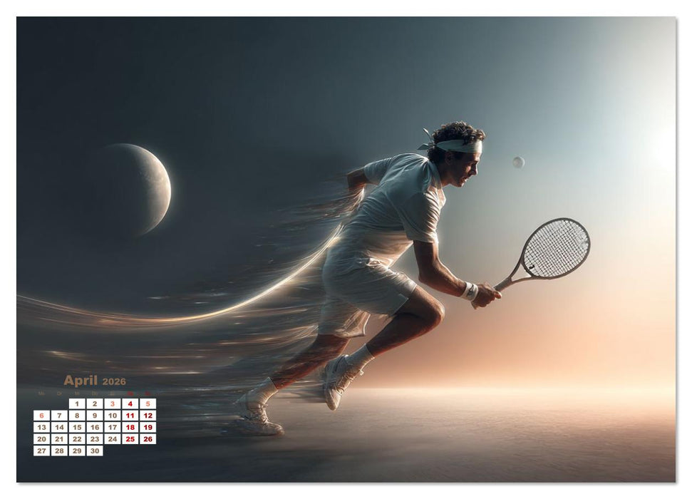 Aufschlag – Punkt – Applaus (CALVENDO Wandkalender 2026)