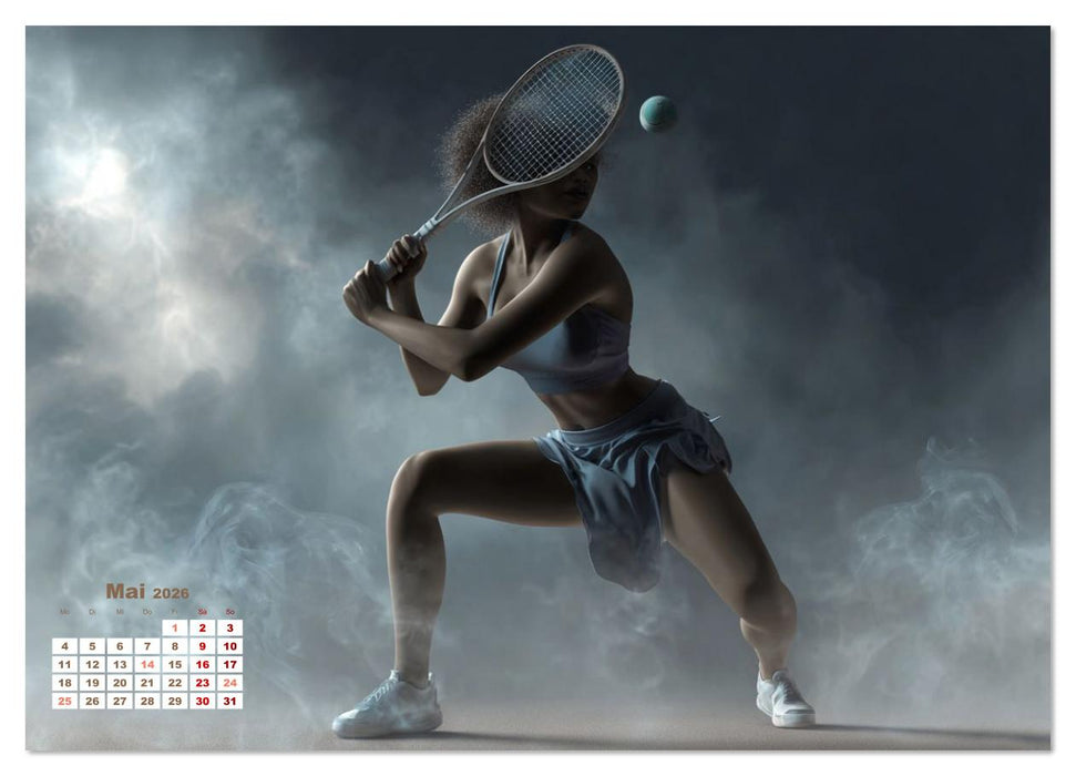 Aufschlag – Punkt – Applaus (CALVENDO Wandkalender 2026)