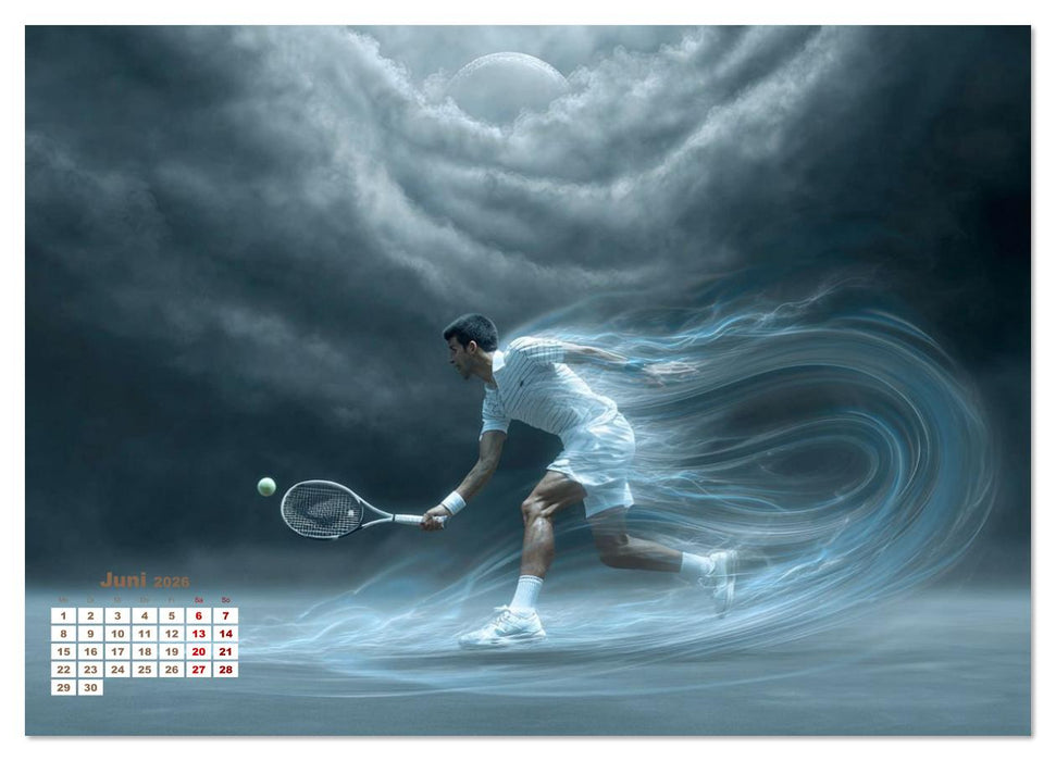 Aufschlag – Punkt – Applaus (CALVENDO Wandkalender 2026)