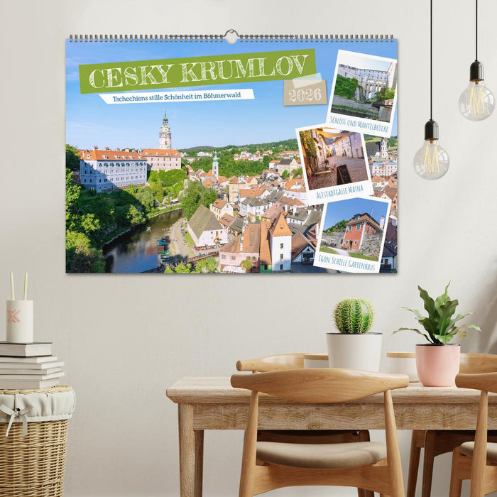 Cesky Krumlov. Tschechiens stille Schönheit im Böhmerwald (CALVENDO Wandkalender 2026)