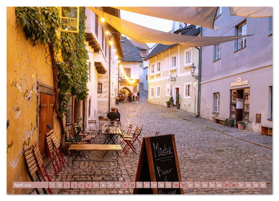 Cesky Krumlov. Tschechiens stille Schönheit im Böhmerwald (CALVENDO Wandkalender 2026)