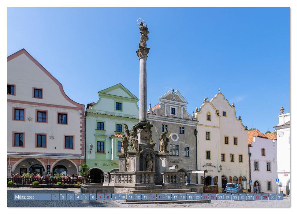 Cesky Krumlov. Tschechiens stille Schönheit im Böhmerwald (CALVENDO Premium Wandkalender 2026)