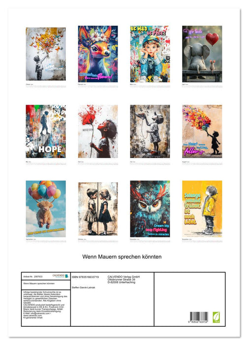 Wenn Mauern sprechen könnten (CALVENDO Wandkalender 2026)
