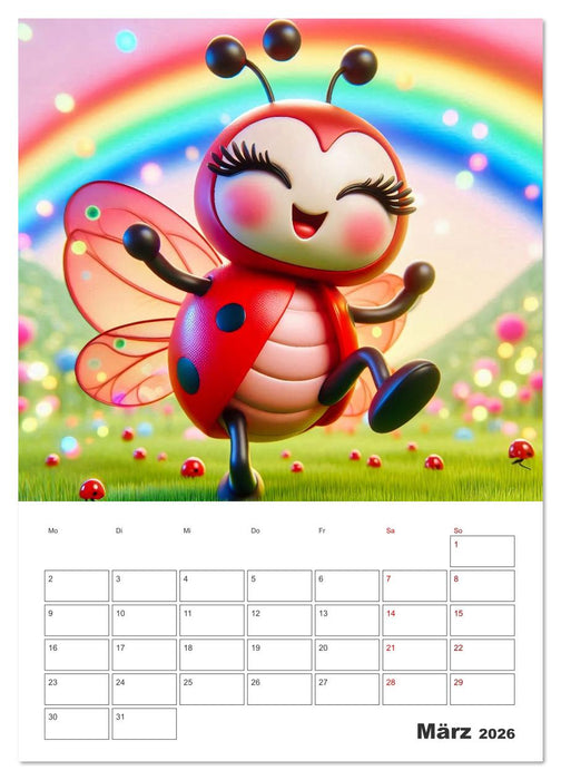 Kunterbunte Kinderträume (CALVENDO Wandkalender 2026)