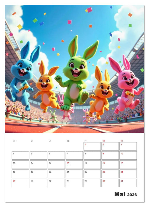 Kunterbunte Kinderträume (CALVENDO Wandkalender 2026)