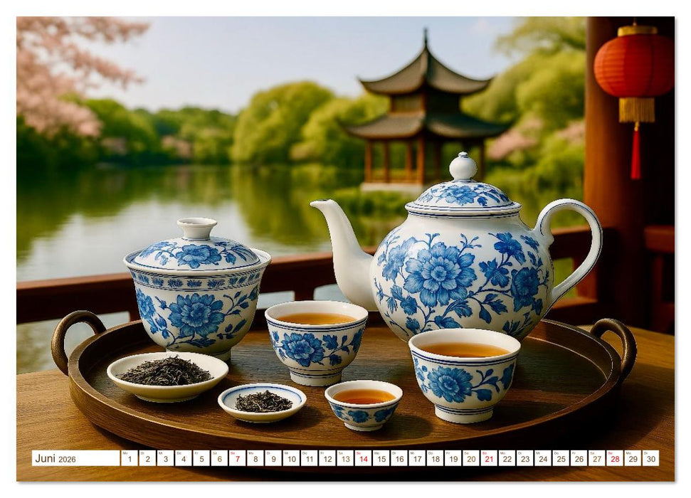 Teezeremonien aus aller Welt (CALVENDO Wandkalender 2026)