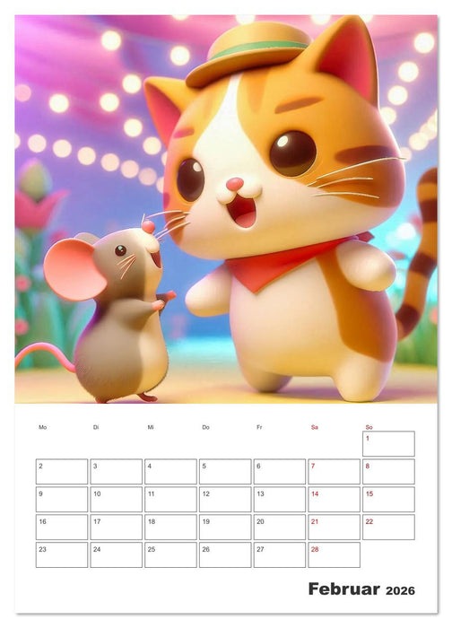 Kunterbunte Kinderträume (CALVENDO Premium Wandkalender 2026)