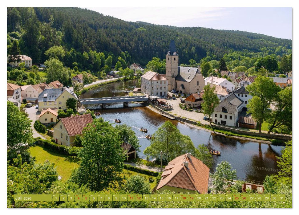 Zauber des Böhmerwalds. Stille Schönheit im Westen Tschechiens (CALVENDO Premium Wandkalender 2026)