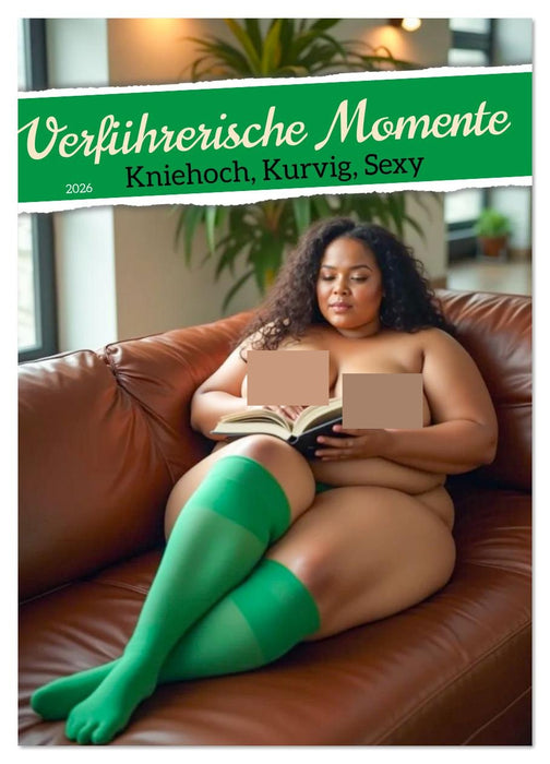 Verführerische Momente - Kniehoch, Kurvig, Sexy (CALVENDO Wandkalender 2026)