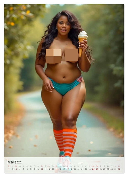 Verführerische Momente - Kniehoch, Kurvig, Sexy (CALVENDO Wandkalender 2026)