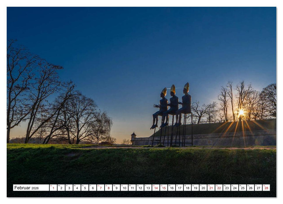 Romantisches Erfurt - Bilder einer Stadt voller Geschichte (CALVENDO Wandkalender 2026)