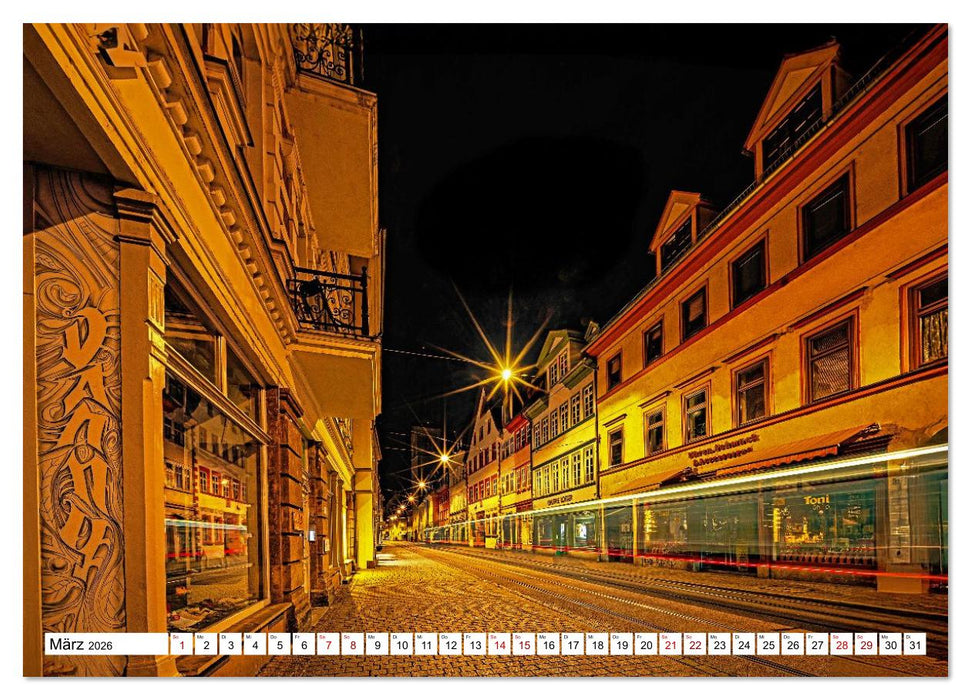 Romantisches Erfurt - Bilder einer Stadt voller Geschichte (CALVENDO Wandkalender 2026)