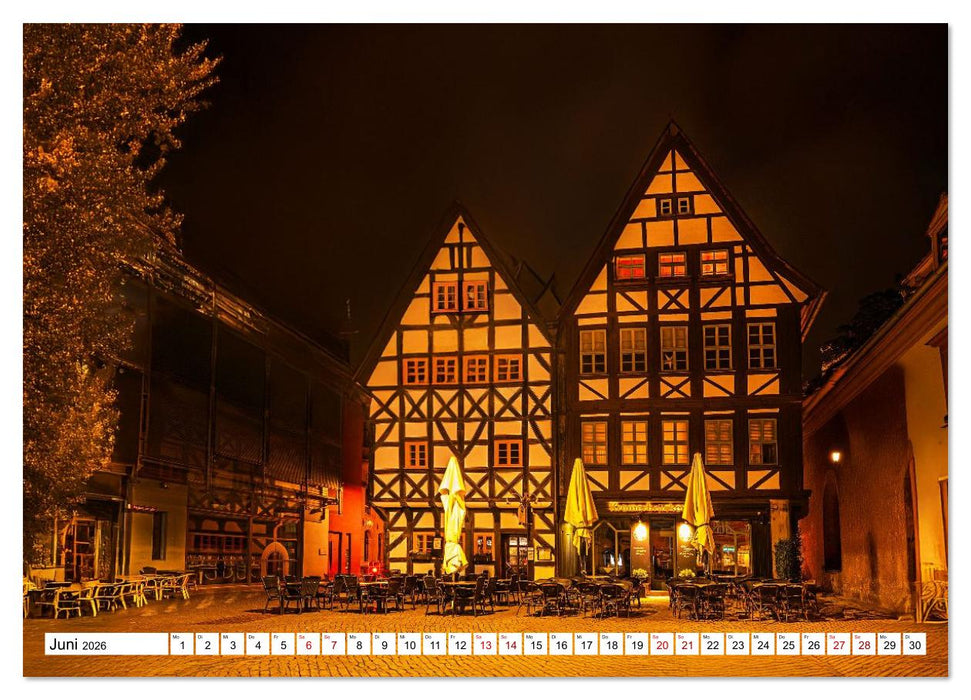 Romantisches Erfurt - Bilder einer Stadt voller Geschichte (CALVENDO Wandkalender 2026)