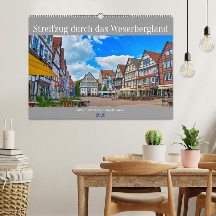 Streifzug durch das Weserbergland (CALVENDO Wandkalender 2026)