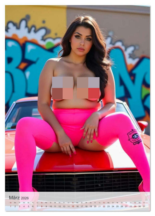 Verführerische Momente - Kniehoch, Kurvig, Sexy (CALVENDO Premium Wandkalender 2026)