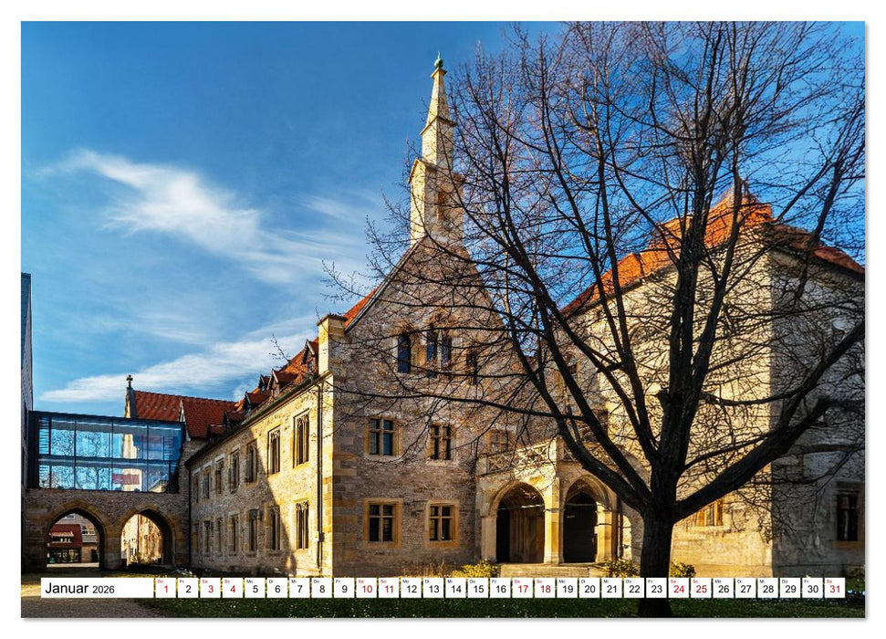 Romantisches Erfurt - Bilder einer Stadt voller Geschichte (CALVENDO Premium Wandkalender 2026)