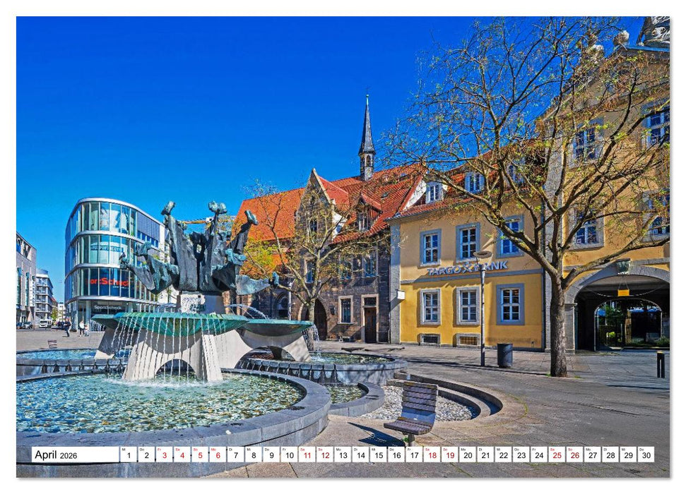 Romantisches Erfurt - Bilder einer Stadt voller Geschichte (CALVENDO Premium Wandkalender 2026)