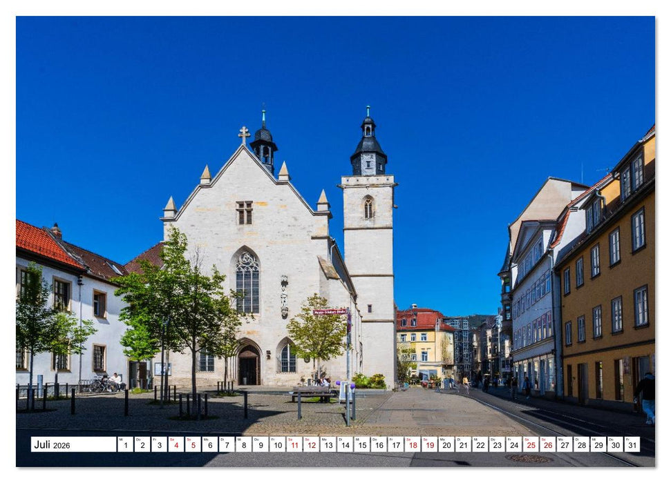 Romantisches Erfurt - Bilder einer Stadt voller Geschichte (CALVENDO Premium Wandkalender 2026)