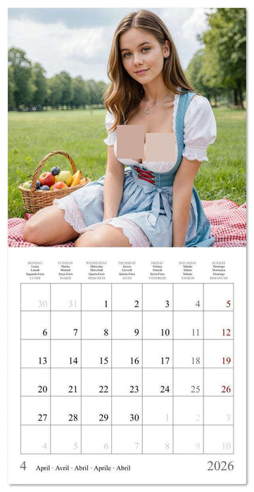 Charm of the Alps (CALVENDO Monthly Calendar 2026)