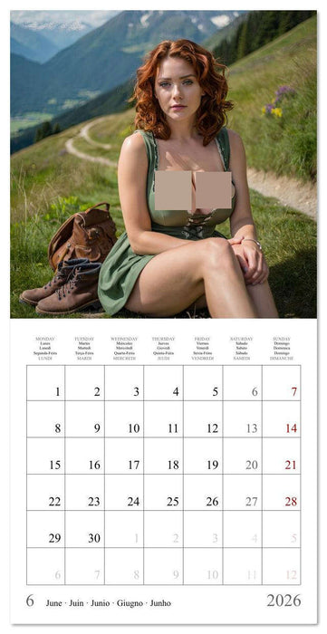 Charm of the Alps (CALVENDO Monthly Calendar 2026)