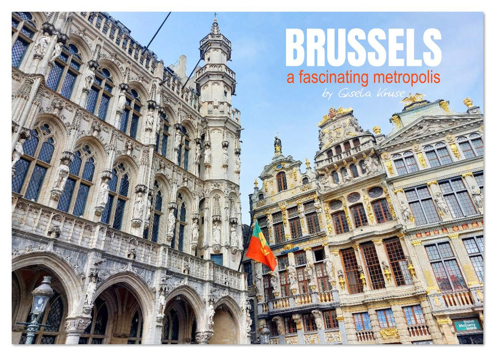 Brussels - a fascinating metropolis (CALVENDO Monthly Calendar 2026)