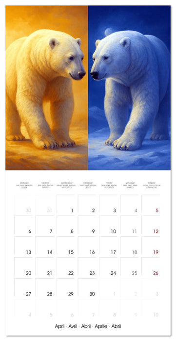 Animal Reflection (CALVENDO Monthly Calendar 2026)