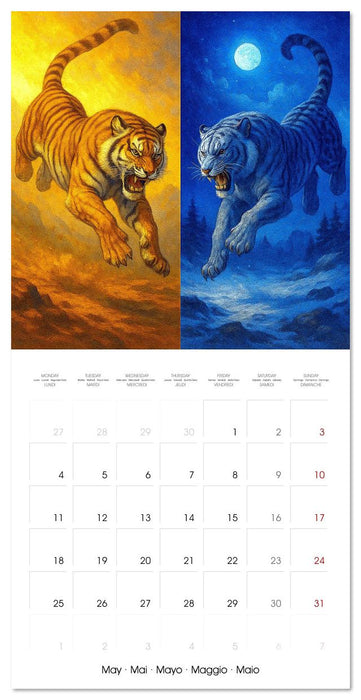 Animal Reflection (CALVENDO Monthly Calendar 2026)