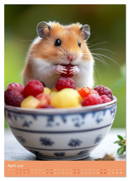 Golden Hamster Snapshots (CALVENDO Monthly Calendar 2026)