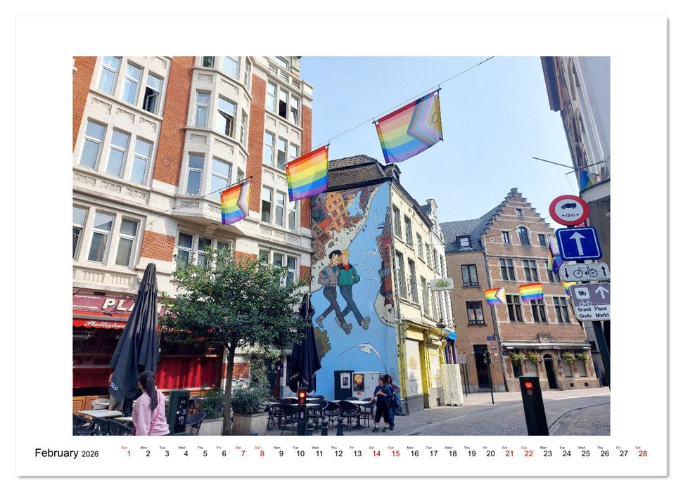 Brussels - a fascinating metropolis (CALVENDO Premium-Calendar 2026)