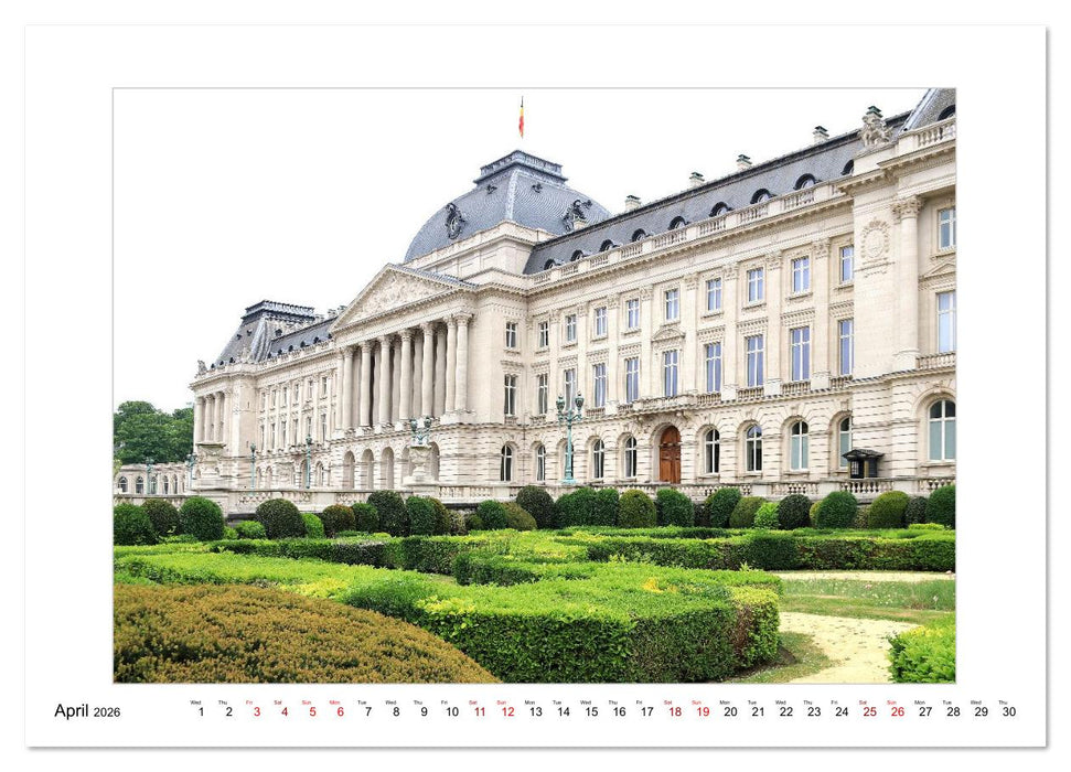 Brussels - a fascinating metropolis (CALVENDO Premium-Calendar 2026)