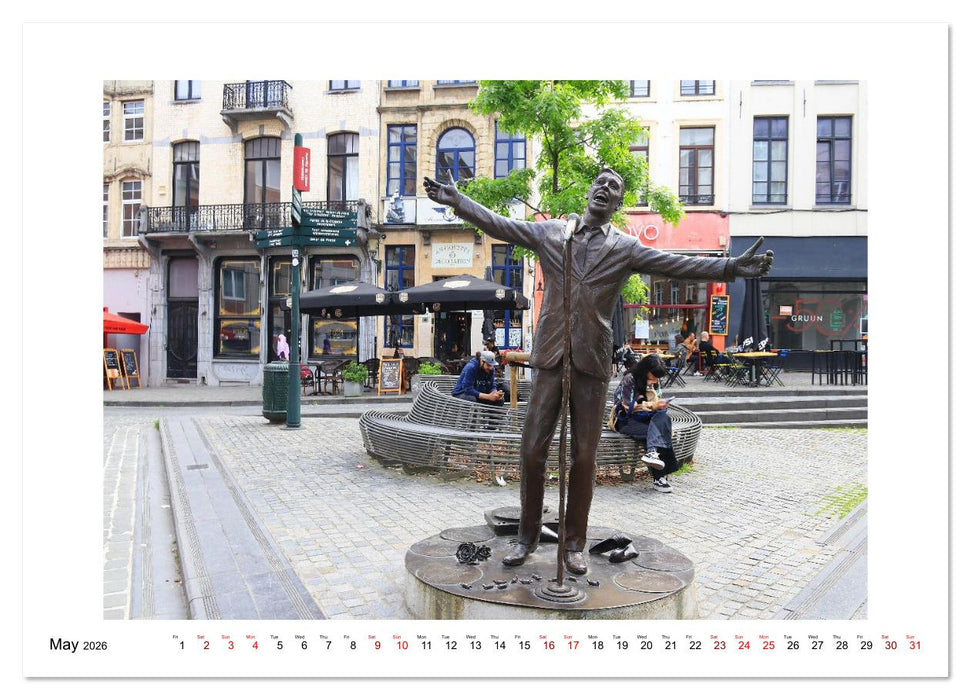 Brussels - a fascinating metropolis (CALVENDO Premium-Calendar 2026)