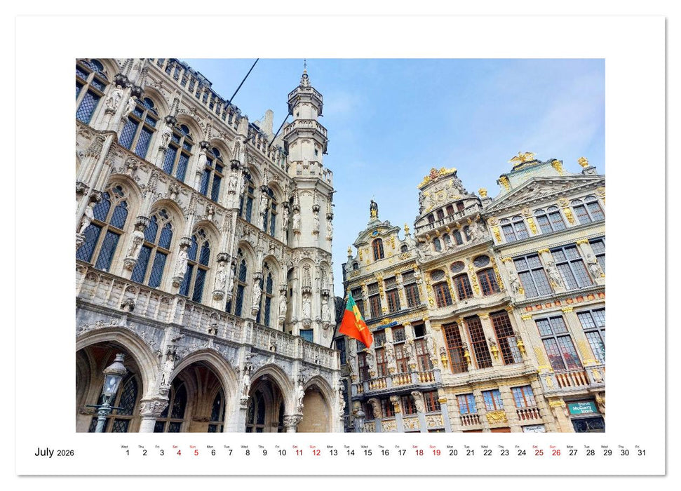 Brussels - a fascinating metropolis (CALVENDO Premium-Calendar 2026)