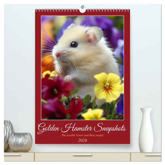 Golden Hamster Snapshots (CALVENDO Premium-Calendar 2026)